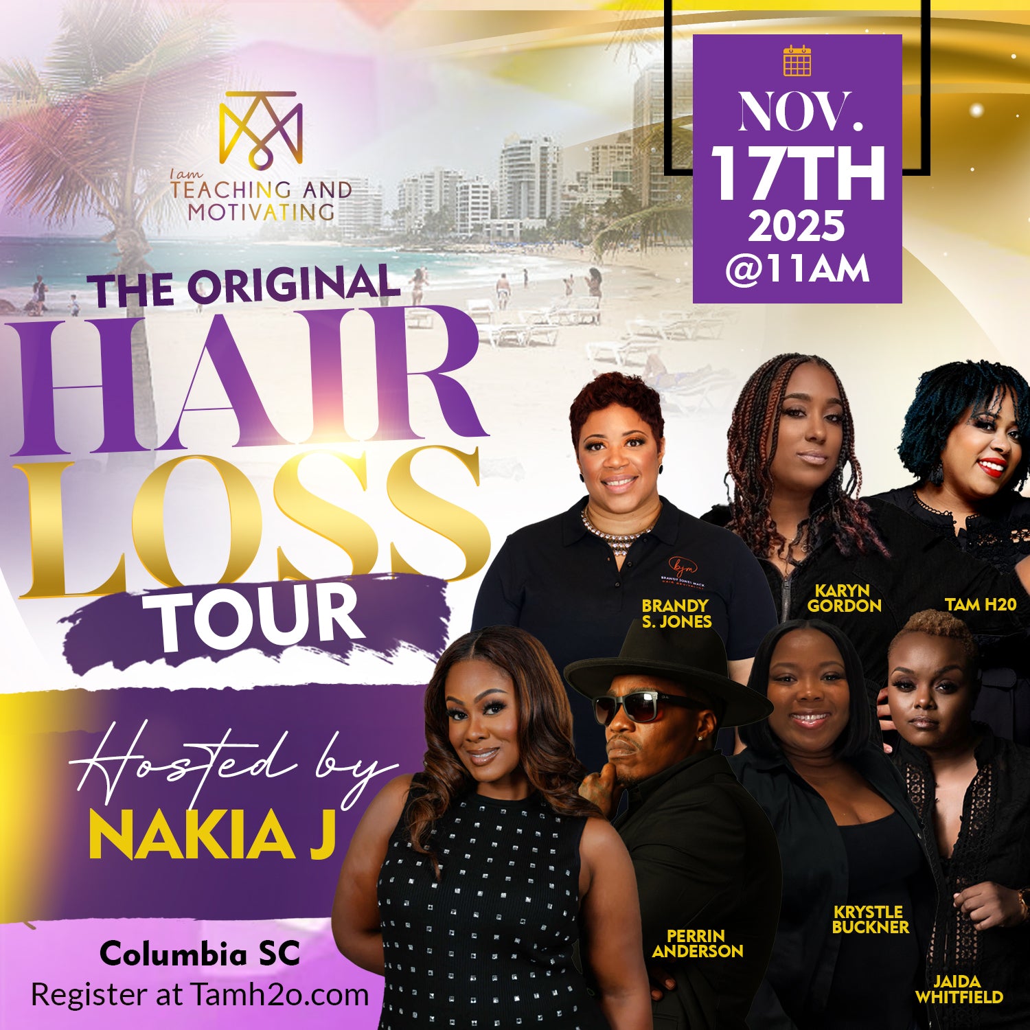 The Original Hair Loss Tour Columbia, SC -November 17th
