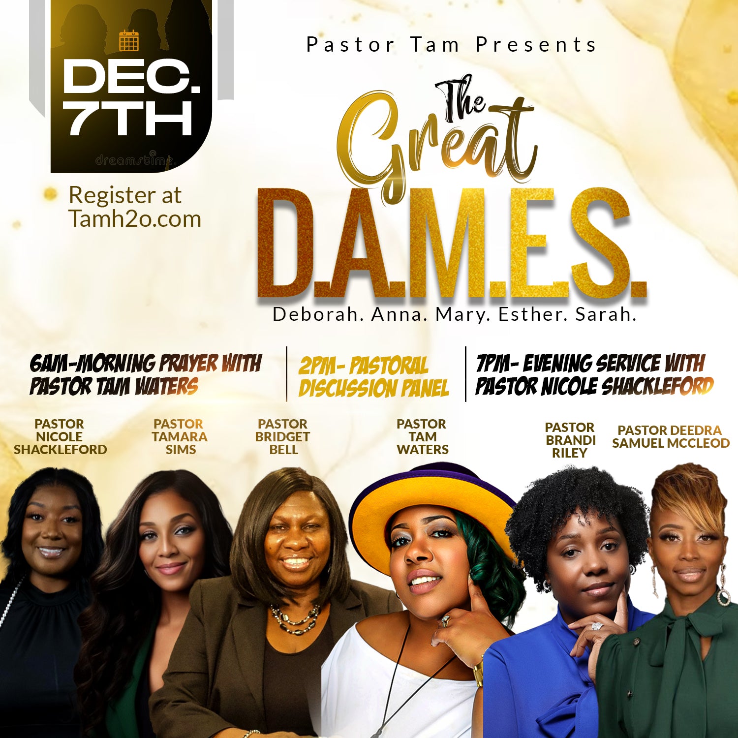 The Great D.A.M.E.S          Deborah.Anna.Mary.Esther.Sarah