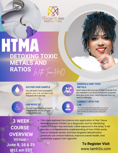 HTMA- Understanding Minerals  Heavy Metals with Ratios (July- 14, 21 & 28